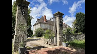 Chateau with beautiful views and lake for sale in the HauteVienne France  Ref BVI26358 [upl. by Nnylecyoj]