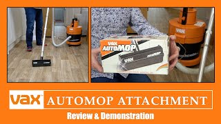 Vax Automop Demonstrated With The Vax 111 Cleaner [upl. by Frolick851]