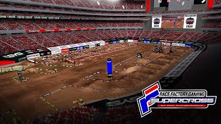 MX Simulator  2020 Glendale Supercross Virtual Track Map Preview  MXLocker [upl. by Enitsugua]