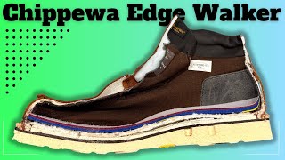 Chippewa Edge Walker Moc Toe Boot Review Cut in Half  Waterproof Testing [upl. by Ecyac257]