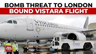 DelhiLondon Vistara Flight Diverted To Frankfurt After Receiving Bomb Threat  India Today News [upl. by Ilil]