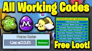 ALL Working Codes 2023  Bee Swarm SImulator [upl. by Asilec]