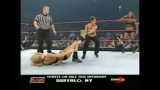 2004 10 18 RAW 2 Stacy Keibler Nidia and Victoria vs Trish Stratus Molly Holly and Gail Kim [upl. by Enelia235]