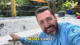 Tratamento em cano de piscina para evitar vazamento [upl. by Pinsky]