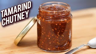 Sweet And Sour Tamarind Chutney  Instant Chutney For Chaat  Easy Chutney Recipe  Ruchi [upl. by Dlaregztif]