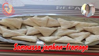 Recette du samoussa fromage jambon blanc  Réunion [upl. by Ezarra]