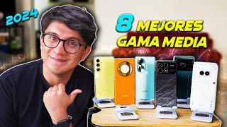 Top 8 mejores celulares gama media 2024 hasta ahora [upl. by Russian]