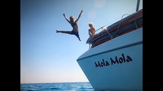 Sea with India and Luca S1E8  Travel and sailing kids A Giant Leap [upl. by Nuhsed]