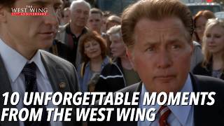 10 Unforgettable Moments  The West Wing [upl. by Branscum208]