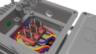 STAR DELTA CONNECTION FOR 3 PHASE MOTORS [upl. by Krebs]