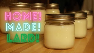 Making Homemade Lard on The Homestead [upl. by Tram]