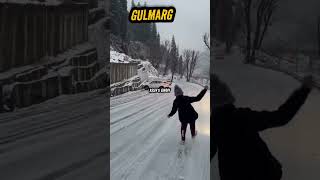 snowfall in gulmarg kashmir snowfall pahalgamsnowfall trending [upl. by Hsepid]