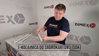 1koľajnica do sadrokartónu SDK  Produktové video [upl. by Velda]