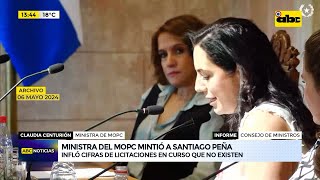 Titular del MOPC mintió a Santiago Peña durante reunión del Consejo de Ministros [upl. by Gian]