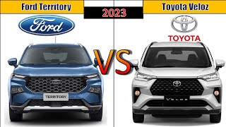 2023 Ford Territory vs Toyota Veloz Engine Specification amp Features Comparison [upl. by Gualterio]