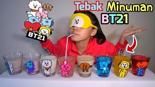 MINUMAN SESUAI WARNA KARAKTER BT21  JANGAN SAMPAI SALAH TEBAK [upl. by Kyred]