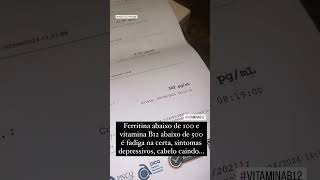 Ferritina baixa fadiga e queda de cabelo quedadecabelo ferritina exameslaboratoriais [upl. by Wycoff]