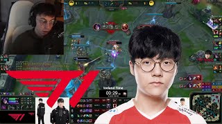 Caedrel Reacts To T1 Teddy Kaisa Penta Kill In EUW SoloQ [upl. by Roleat654]