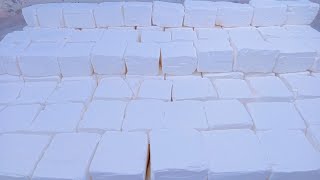 White Soft crispy Gym Chalk blocks mass crush  Satisfying  Relaxing  ASMR [upl. by Esertak489]