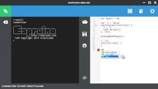 Espruino Web IDE v047 Improvements [upl. by Suixela179]