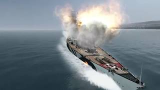 Silent Hunter 3 HMS Hood Vs KMS Tirpitz [upl. by Lutim]