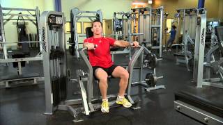 Life Fitness Pro2 Chest Press Instructions [upl. by Nolos]