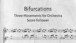 Johann Grillenbeck Bifurcations WDR Funkhausorchester Enrico Delamboye  Score Follower [upl. by Aivataj396]