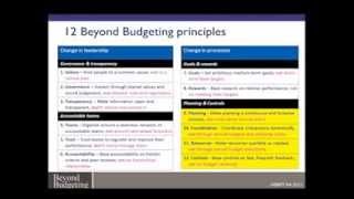 Beyond Budgeting Webinar [upl. by Salohcim]