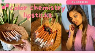 NEW COLOR CHEMISTRY LIP amp CHEEK CRAYON REVIEW amp LIPS SWATCHES [upl. by Deckert]