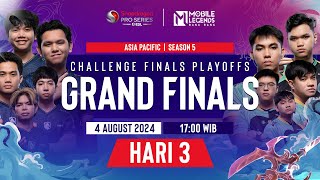 🔴 ID AP MLBB  Snapdragon Mobile Challenge Finals Playoffs  Season ke5  Grand Finals [upl. by Ynehpets648]