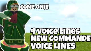 All Eggrypted Commander Voice Lines Roblox TDS [upl. by Llertrac545]