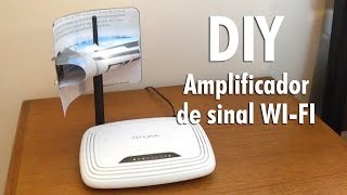 Amplificador de Sinal WIFI  Faça em Casa  DIY [upl. by Nnaaras28]