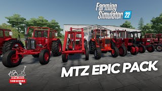 Belarus Mtz 50 80 82 550 EPIC PACK by Petya20  Farming Simulator 22 🚜Mods [upl. by Lello]