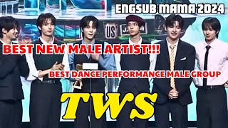 ENGSUB FULL TWS MAMA 2024 SPEECH Best New Male Artist Best Dance Performance Male Group [upl. by Newmark557]