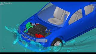 SIMERICS  Vehicle Water Fording Simulation [upl. by Dloreh576]