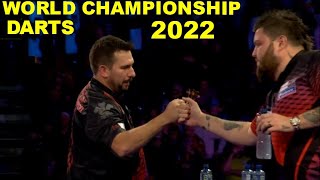 Clayton v Smith R4 2022 World Championship Darts [upl. by Lewellen]