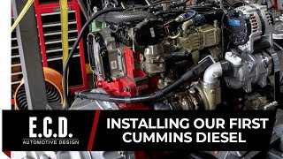 First ECD Custom Defender 110 with Cummins Diesel Swap  quotBehind the Buildquot S2 EP3 [upl. by Major]