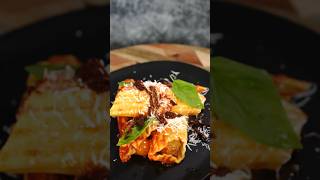 Recipe for simple pasta Stuffed manicotti shells 🍝 recipe cooking shorts food [upl. by Buseck]