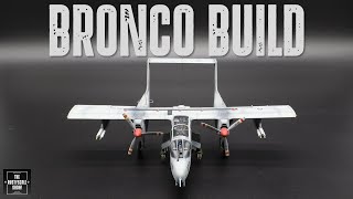 VERY COMPLEX AIRCRAFT MODEL BUILD WELL DESIGNED KIT  OV10A Bronco ICM 172 wResKits [upl. by Pallaton]