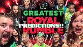 WWE GREATEST ROYAL RUMBLE PREDICTIONS 2018 [upl. by Navek]