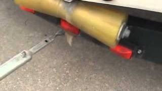 Boat Trailer Lower unit support and Transom Saver Tutorial [upl. by Roche]