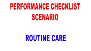 Basic neonatal resuscitation  performance checklist  routine care english [upl. by Akerley]