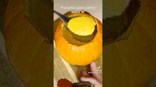 Pumpkin spice panna cotta recipe dessertrecipe halloween [upl. by Adarbil]