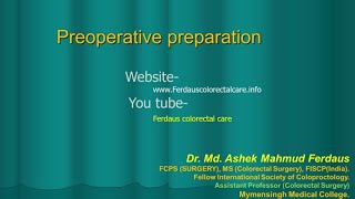 Preoperative preparation [upl. by Greenebaum]