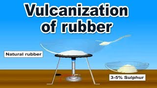 Vulcanization of Rubber  12th Std  Chemistry  Science  CBSE Board  Home Revise [upl. by Abran]