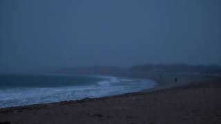 Windy day amp rolling waves on the beach Near Limantour Lodge at the Point Reyes National Seashore [upl. by Atiuqihc]