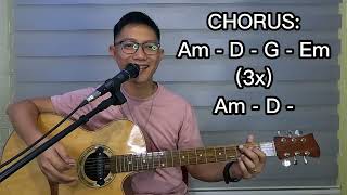 Gitara By Parokya Ni Edgar  Guitar Tutorial  Beginners [upl. by Blunk748]