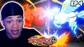 GINGKA VS BENKEIS DARK BULL FIRST TIME WATCHING BEYBLADE METAL FUSION EPISODE 4 REACTION [upl. by Bergerac]