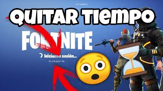 SOLUCIÓN tiempo en cola Fortnite [upl. by Sebbie]