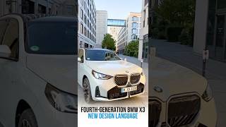 The 4th gen BMW X3 sports a sharper design shorts [upl. by Helbonna]